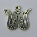 Sterling Silver 20mm Snake Charm-General Bead