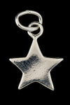 12mm Sterling Silver Solid Star Charm #BSH043-General Bead