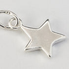 12mm Sterling Silver Solid Star Charm #BSH043-General Bead