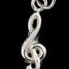 14mm Sterling Silver Treble Clef Charm #BSI041-General Bead