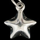 12mm Sterling Silver Puffed Star Charm #BSI043-General Bead