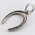 16mm Sterling Silver Flat Horseshoe Charm #BSK045-General Bead