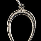 16mm Sterling Silver Flat Horseshoe Charm #BSK045-General Bead