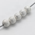Sterling Silver 4mm Stardust Bead #BSK098