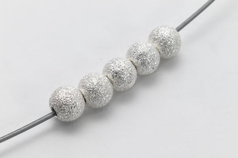 Sterling Silver 3mm Stardust Bead #BSJ098