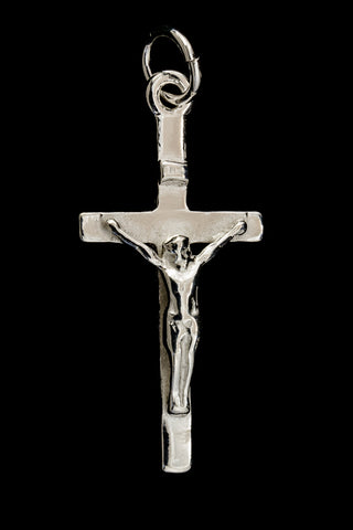 24mm Sterling Silver Crucifix #BSP045-General Bead