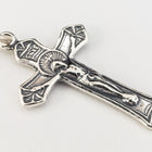 28mm Sterling Silver Crucifix #BSQ045-General Bead