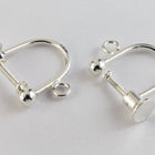 14mm Sterling Silver Screw Clip #BSR017-General Bead