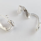Sterling Silver Ear Clip with 6.5mm Dome #BSS017-General Bead