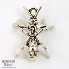22mm Sterling Silver Ant Charm-General Bead