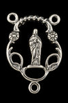 23mm Sterling Silver Rosary Center #BSV045-General Bead