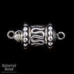 8mm x 10mm Sterling Silver "Bali" Pearl Clasp-General Bead