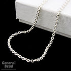 Sterling Silver 2mm Fine Rolo Finished Bracelet Chain-General Bead
