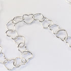 4mm Sterling Silver Heart Shaped Chain #BSW089-General Bead