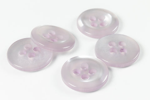 12mm Lavender Pearl Shirt Button (4 Pcs) #BTN001