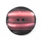 22mm Burgundy Pearl 2 Hole Ridged Button (2 Pcs) #BTN015
