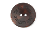 23mm Dark Brown "Dreamtime" 2 Hole Button (2 Pcs) #BTN027