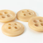 15mm Faux Birch 4 Hole Button (4 Pcs) #BTN031