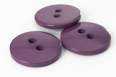 15mm Purple 2 Hole Button (4 Pcs) #BTN043
