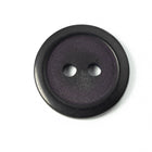15mm Navy Blue/Black 2 Hole Button (4 Pcs) #BTN048