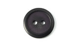 15mm Navy Blue/Black 2 Hole Button (4 Pcs) #BTN048
