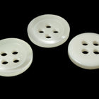 12mm Pearl White 4 Hole Button (4 Pcs) #BTN063