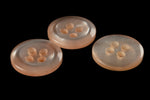 11mm Rose Pearl 4 Hole Button (4 Pcs) #BTN065