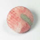 20mm Pink/Gray/White Plaid Covered Button (2 Pcs) #BTN067