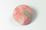 20mm Pink/Gray/White Plaid Covered Button (2 Pcs) #BTN067