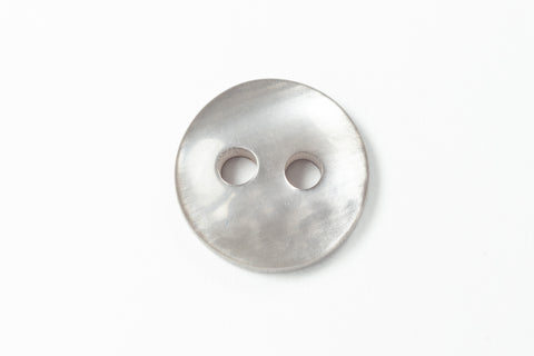 11mm Gray Pearl 2 Hole Button (4 Pcs) #BTN069