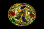 25mm Gold Ornate Bird Button #BUT027-General Bead