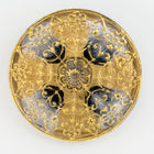31mm Gold Scrollwork Button #BUT031-General Bead