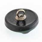 18mm Metallic Black Iris Moon Face Button #BUT033-General Bead