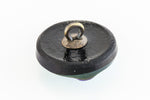 18mm Metallic Black Iris Moon Face Button #BUT033-General Bead