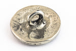 18mm Pewter Cherry Blossom Button #BUT053-General Bead