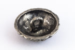 20mm Antique Silver Pewter Spiral Knit Button #BUT060-General Bead