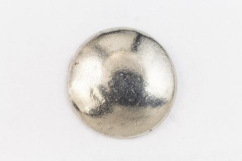 19.5mm Antique Silver Pewter Dome Button #BUT062A-General Bead