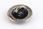19.5mm Antique Silver Pewter Dome Button #BUT062A-General Bead