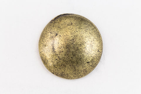 19.5mm Antique Brass Pewter Dome Button #BUT062B-General Bead