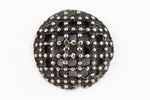 17mm Pewter Beaded Grid Button #BUT067-General Bead