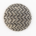 16mm Antique Silver Pewter Chevron Button #BUT070-General Bead