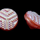 10mm Pink AB Glass Button #BUT098-General Bead