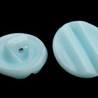 13mm Light Blue Beveled Glass Button #BUT112