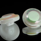 13mm White AB Glass Button #BUT123