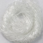 Size 1 Transparent Crystal Bugle (1/4 Kilo) Preciosa #00050