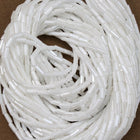 Size 2 Luster Opaque White Bugle (10 Gm, Hank, 1/2 Kilo) #CBB069-General Bead