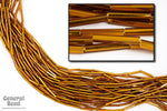 Size 5 Silver Lined Goldenrod Bugle (10 Gm, Hank, 1/2 Kilo) #CBE026-General Bead