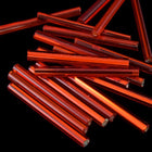 30mm Silver Lined Light Ruby Bugle (10 Gm, 40 Gm, 1/2 Kilo) #CBG007