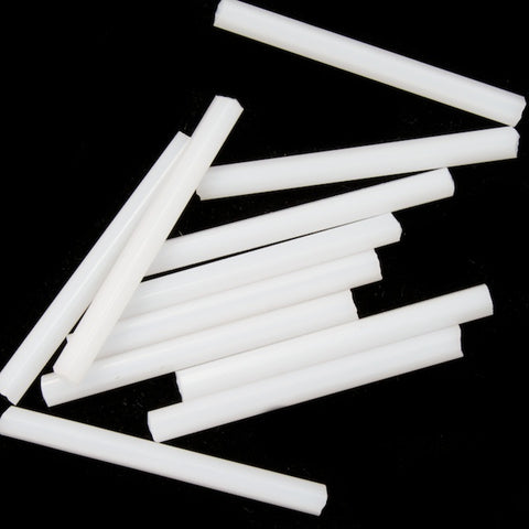 35mm Opaque Chalk White Bugle (10 Gm, 40 Gm, 1/2 Kilo) #CBW001
