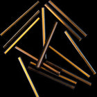 35mm Silver Lined Dark Goldenrod Bugle (10 Gm, 40 Gm, 1/2 Kilo) #CBW007